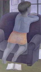 Mädchen auf Stuhl, 2002